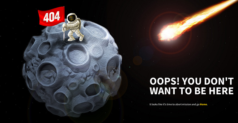 404 error page